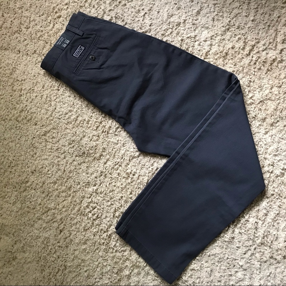 Nautical Navy Blue Khaki Pants